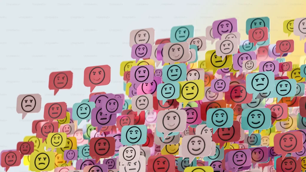 Representation of increased engagement through emojis