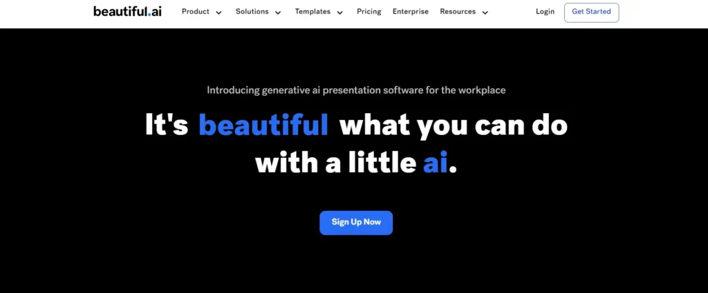 beautiful.ai - Home page - Marketing ai assistant