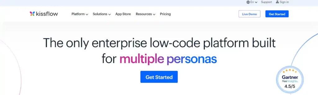 Kissflow- Home page - Workflow automation software