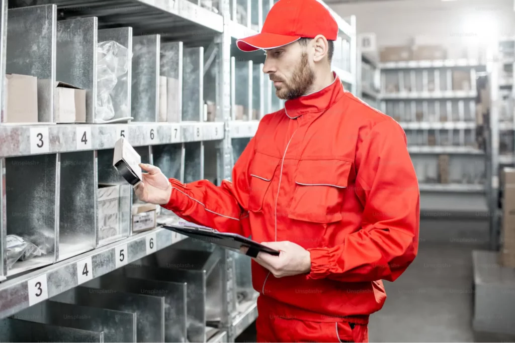 worker working in a warehouse