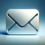 3D logo of email