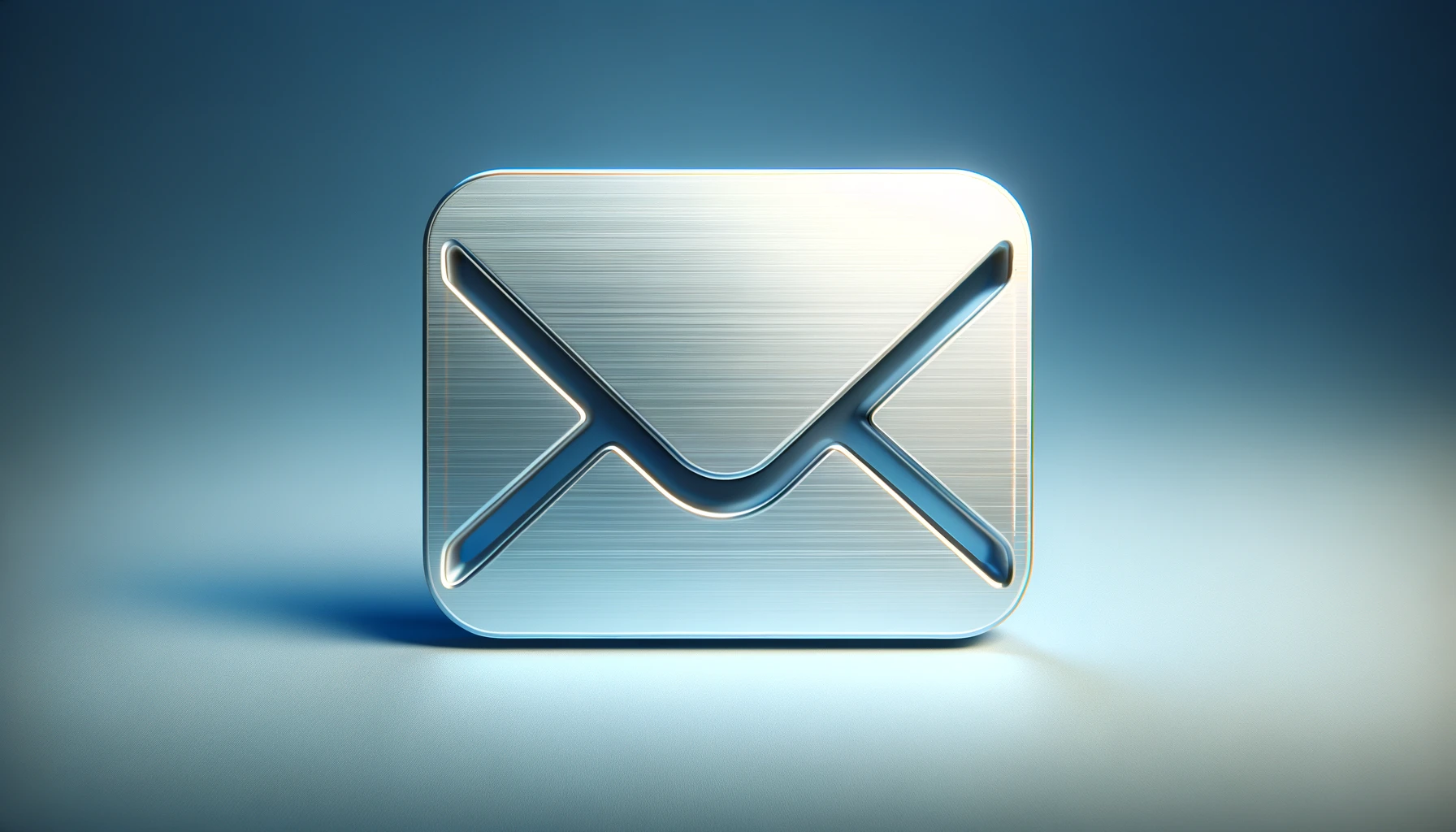 3D logo of email