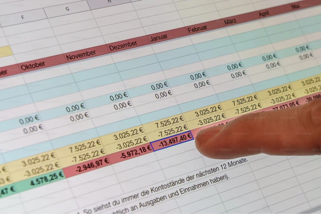 Data in Excel